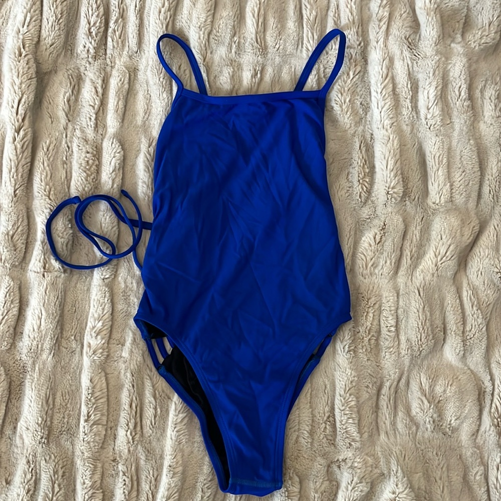 Jolyn Clothing Royal Blue One-Piece Swimsuit